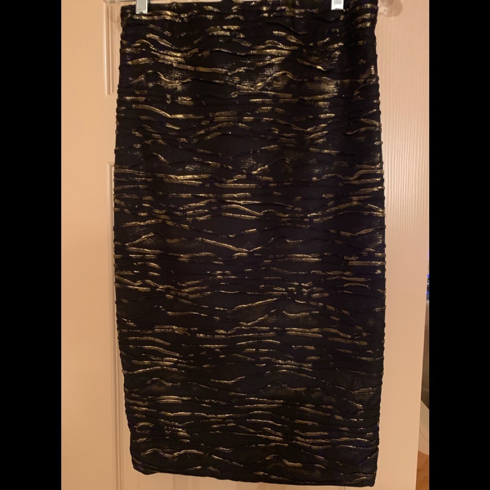 Metallic skirt